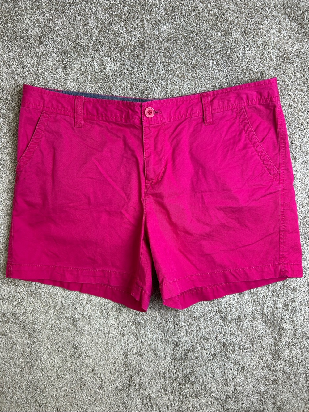 G.H. Bass & Co. Hot Pink Women's 100% Cotton Shorts